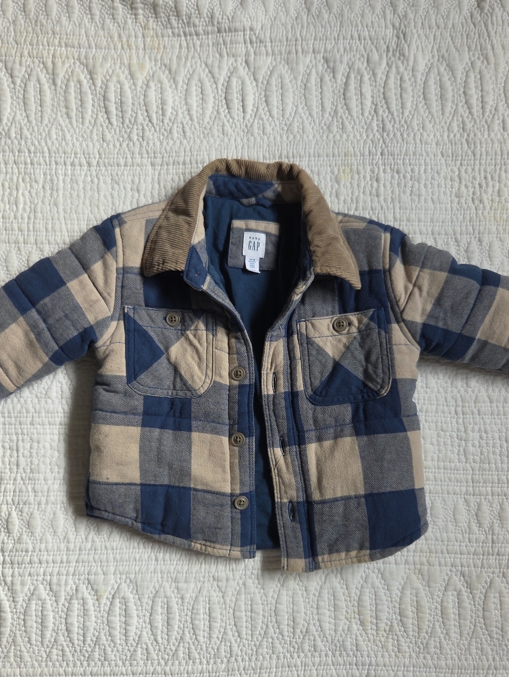 GAP 18M Plaid Toddler Shacket